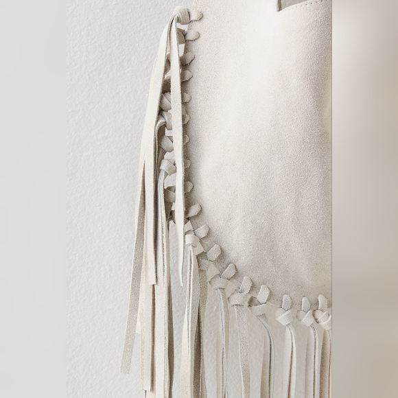Free People Riley Fringe Bag/Neutral Plaster - Picture 4 of 16